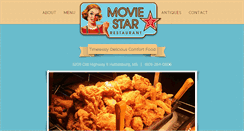 Desktop Screenshot of moviestarrestaurant.com